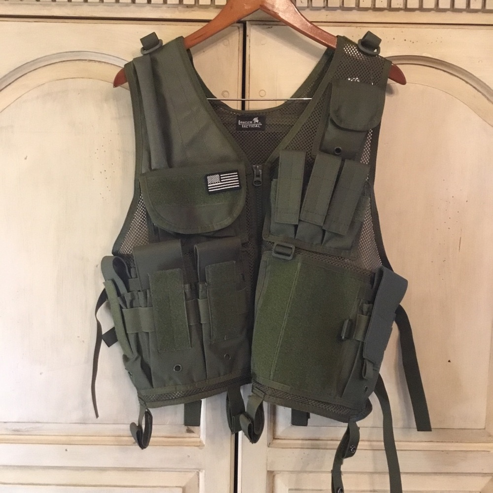 Tactical Olive Green Vest